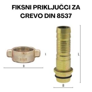 Fiksni priključci za crevo DIN 8537