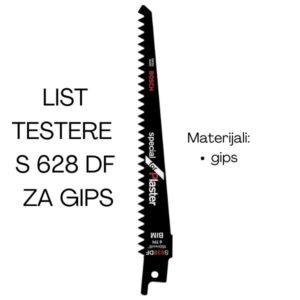 List univerzalne testere S 628 DF za gips
